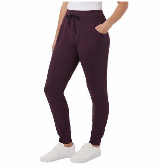 32 Degrees Pants - 32 Degrees Ladies' Side Pocket Jogger, Purple